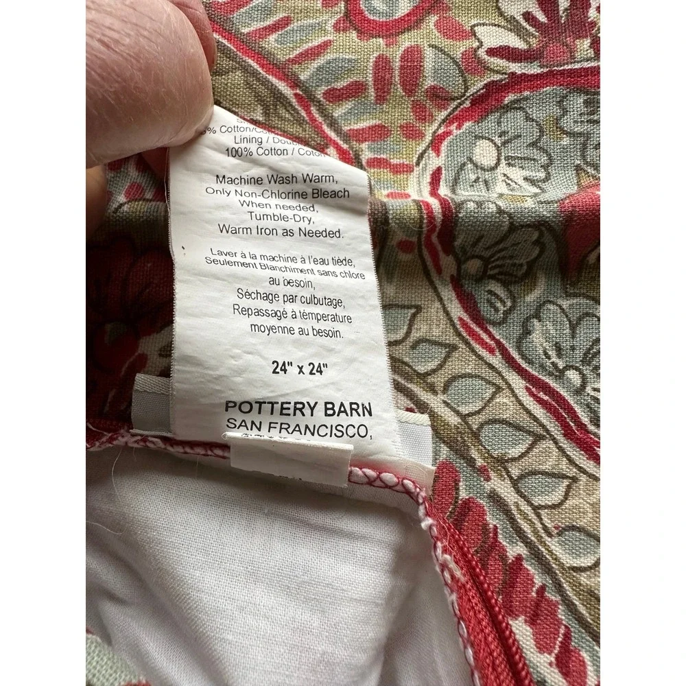 Bella Paisley Pottery Barn Euros shams Set of 2